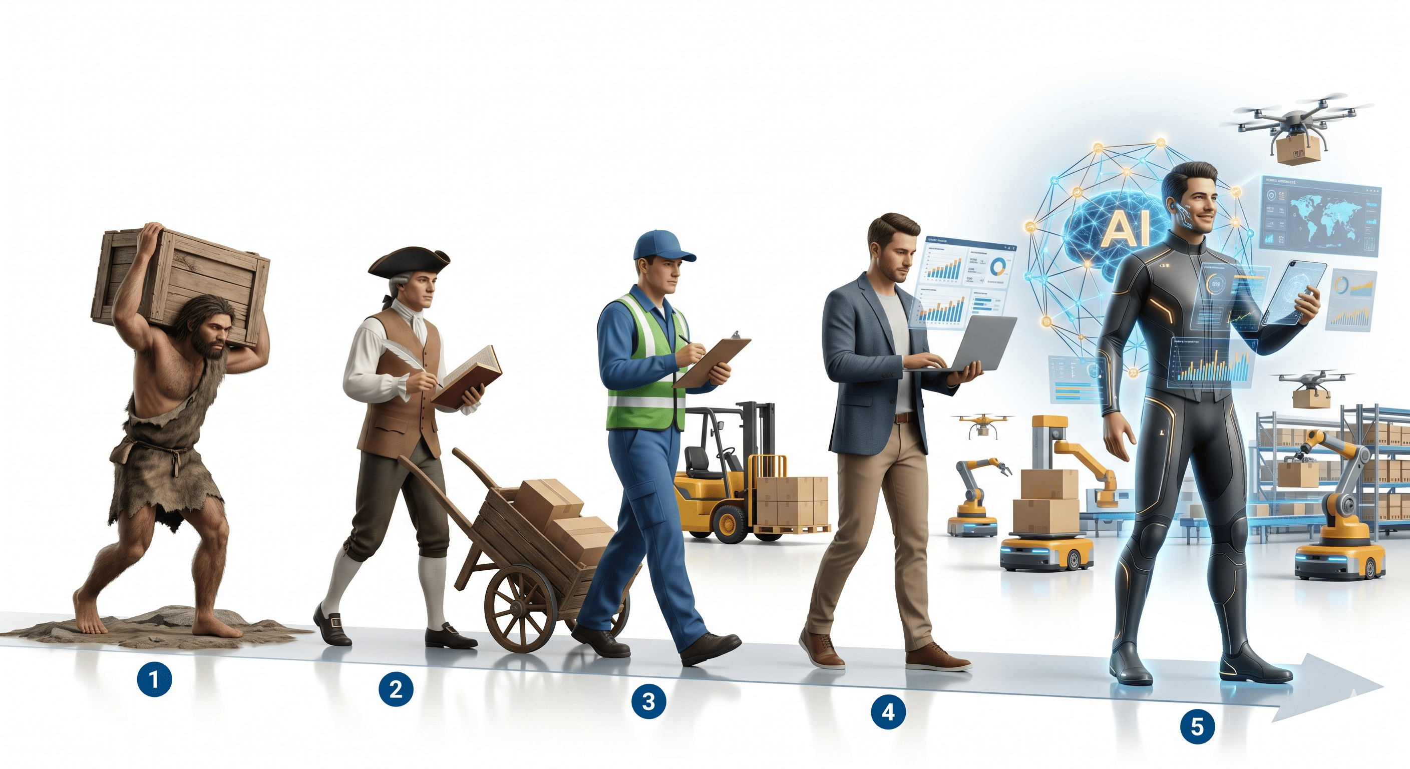 Évolution de la Supply Chain — 5 étapes